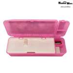 Homee Ware Dora Pink Plastic Pencil Box/Drawing Box with Inbuilt Sharpener & Eraser 22.5 x 3.5 cm